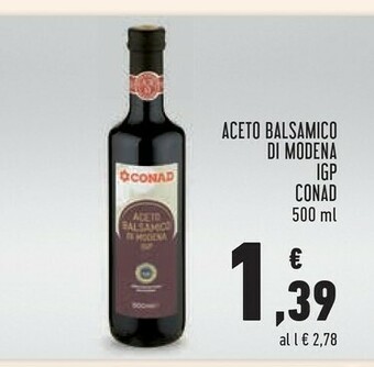Conad Conad Aceto Balsamico Di Modena Igp offerta