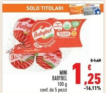 Babybel Mini 100 G(ml)