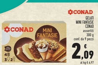 Conad Conad Gelati Mini Fantasie offerta