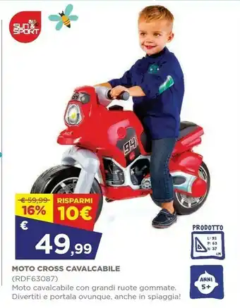Sun & Sport Moto Cross Cavalcabile