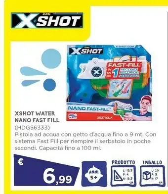 Toys Center Zuru Xshot Water Nano Fast Fill offerta