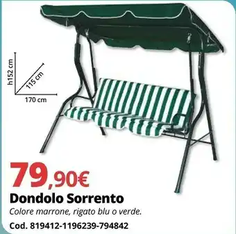 Brico Io Dondolo Sorrento offerta