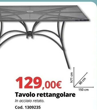 Brico Io Tavolo Rettangolare offerta