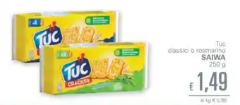 Unes Saiwa Tuc classici o rosmarino 250g offerta