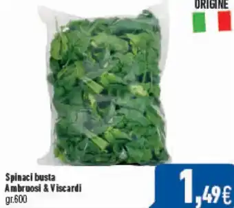 C+C Cash and Carry Spinaci busta Ambruosi & Viscardi gr.600 offerta