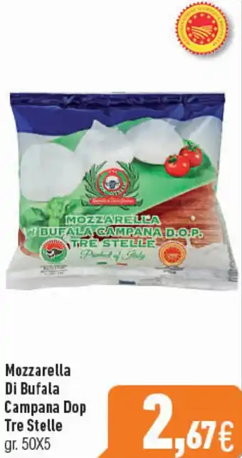 C+C Cash and Carry Mozzarella di Bufala Campana Dop Tre Stelle gr.50x5 offerta
