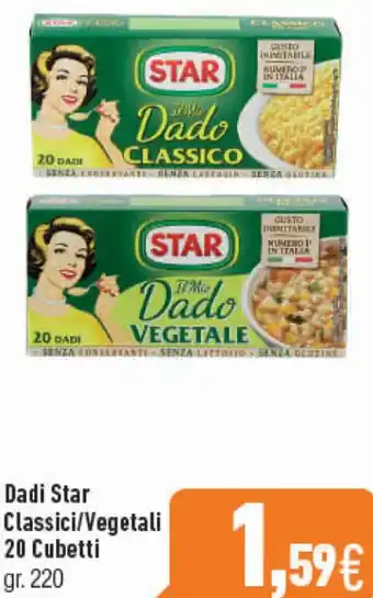 C+C Cash and Carry Star Dadi Classici/Vegetali 20 Cubetti gr.220 offerta