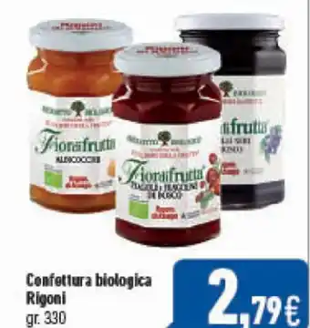 C+C Cash and Carry Confettura biologica Rigoni gr.330 offerta