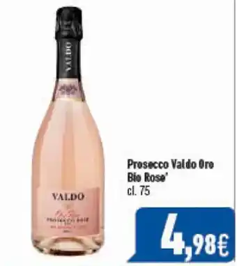 C+C Cash and Carry Prosecco Valdo Oro Bio Rose' cl.75 offerta