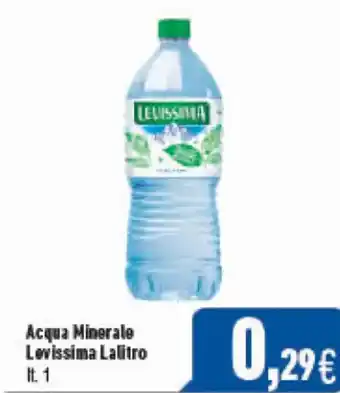 C+C Cash and Carry Levissima Acqua Minerale Lalitro lt. 1 offerta
