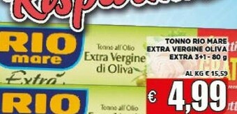 Vivo Supermercati Rio Mare Tonno Rio mare offerta