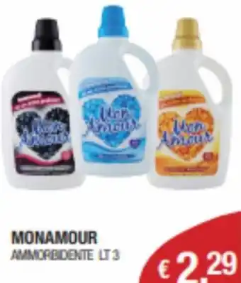 Al Risparmio Monamour Ammorbidente lt 3 offerta