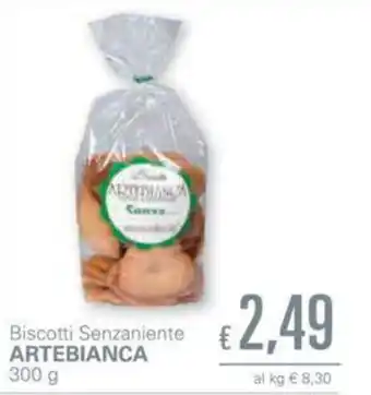 Unes Artebianca Biscotti Senzaniente 300g offerta