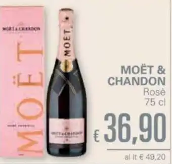 Unes Moët & Chandon Rosè 75cl offerta