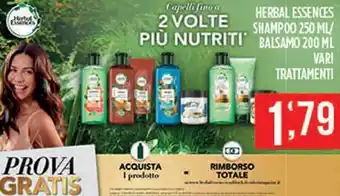 Herbal Essences Shampoo 250 ml/Balsamo 200 ml vari trattamenti