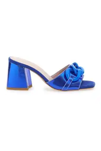 Pittarello Ciabatte chic pittarello 0148 blu elettrico con maxi chain offerta