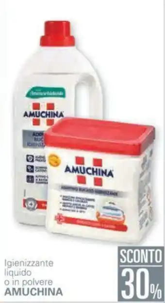 Unes 30% Sconto Igienizzante liquido o in polvere offerta