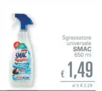 Unes Smac Sgrassatore universale 650ml offerta