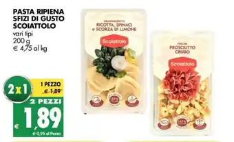 Tigros Scoiattolo Pasta Ripiena Sfizi di Gusto 200g offerta