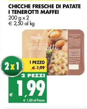 Tigros Maffei Chicche Fresche di Patate l Tenerotti 200g x 2 offerta
