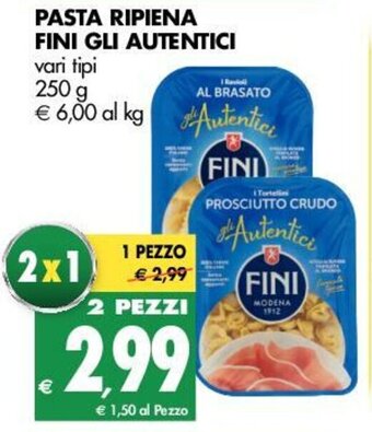 Tigros Fini Gli Autentici Pasta Ripiena 250g offerta
