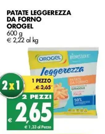 Tigros Orogel Patate Leggerezza da Forno 600g offerta
