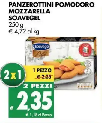 Tigros Soavegel Panzerottini Pomodoro Mozzarella 250g offerta