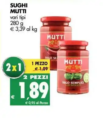 Tigros Mutti Sughi 280g offerta