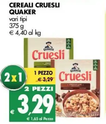 Quaker Cereali Cruesli 375g