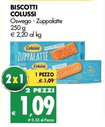 Tigros Colussi Biscotti 250g offerta