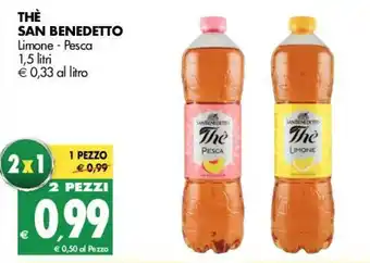 Tigros San Benedetto Thè 1,5 litri offerta