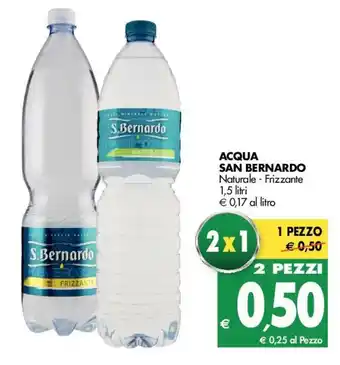 Tigros San Bernardo Acqua 1,5 litri offerta