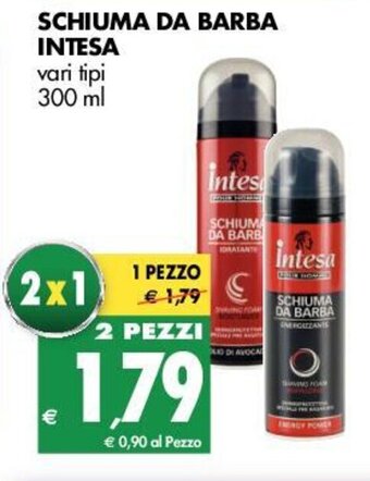 Tigros Intesa Schiuma da Barba 300ml offerta