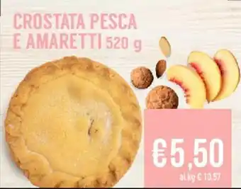Tigros Crostata Pesca E Amaretti 520g offerta