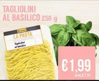 Tigros Tagliolini Al Basilico 250g offerta