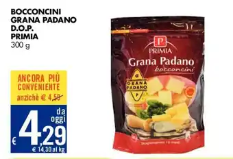 Tigros Primia Grana Padano Bocconcini D.o.p 300g offerta