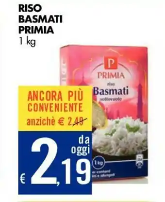Tigros Primia Riso Basmati 1kg offerta