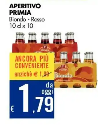 Tigros Primia Aperitivo 10cl x 10 offerta