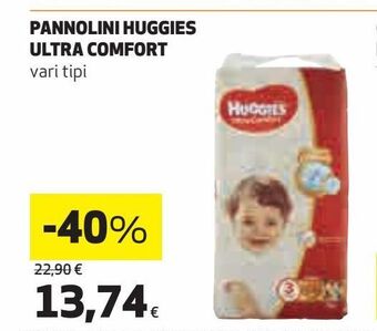 Pannolini huggies ultra comfort