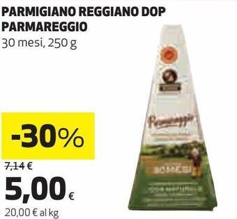 Coop Parmigiano reggiano dop parmareggio offerta