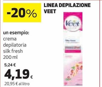 Coop Linea depilazione veet offerta