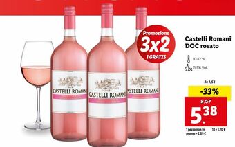 Lidl Castelli romani oc rosato offerta