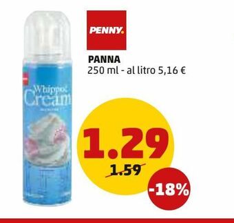 PENNY Panna 250 ml offerta