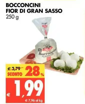 Tigros Bocconcini Fior di Gran Sasso 250g offerta