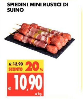 Tigros Spiedini Mini Rustici di Suino offerta
