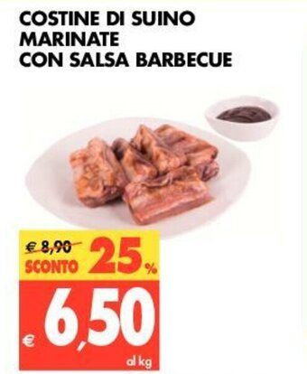 Tigros Costine di Suino Marinate con Salsa Barbecue offerta