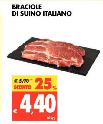 Tigros Braciole di Suino Italiano offerta