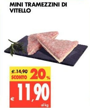 Tigros Mini Tramezzini di Vitello offerta