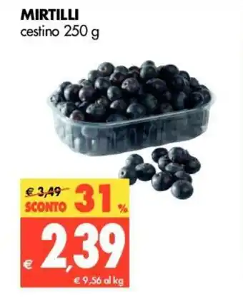 Tigros Mirtilli 250g offerta