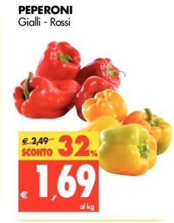 Tigros Peperoni Gialli - Rossi offerta